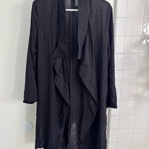 Esther Perbandt Black Open Front Cardigan